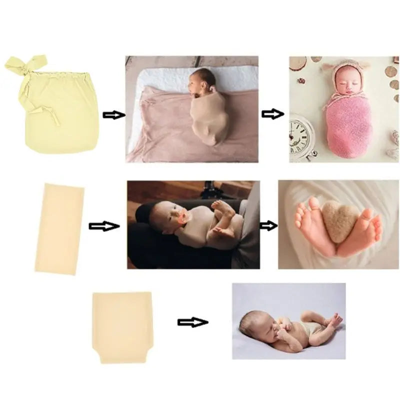 KMK - 3 piece Newborn Swaddling Set