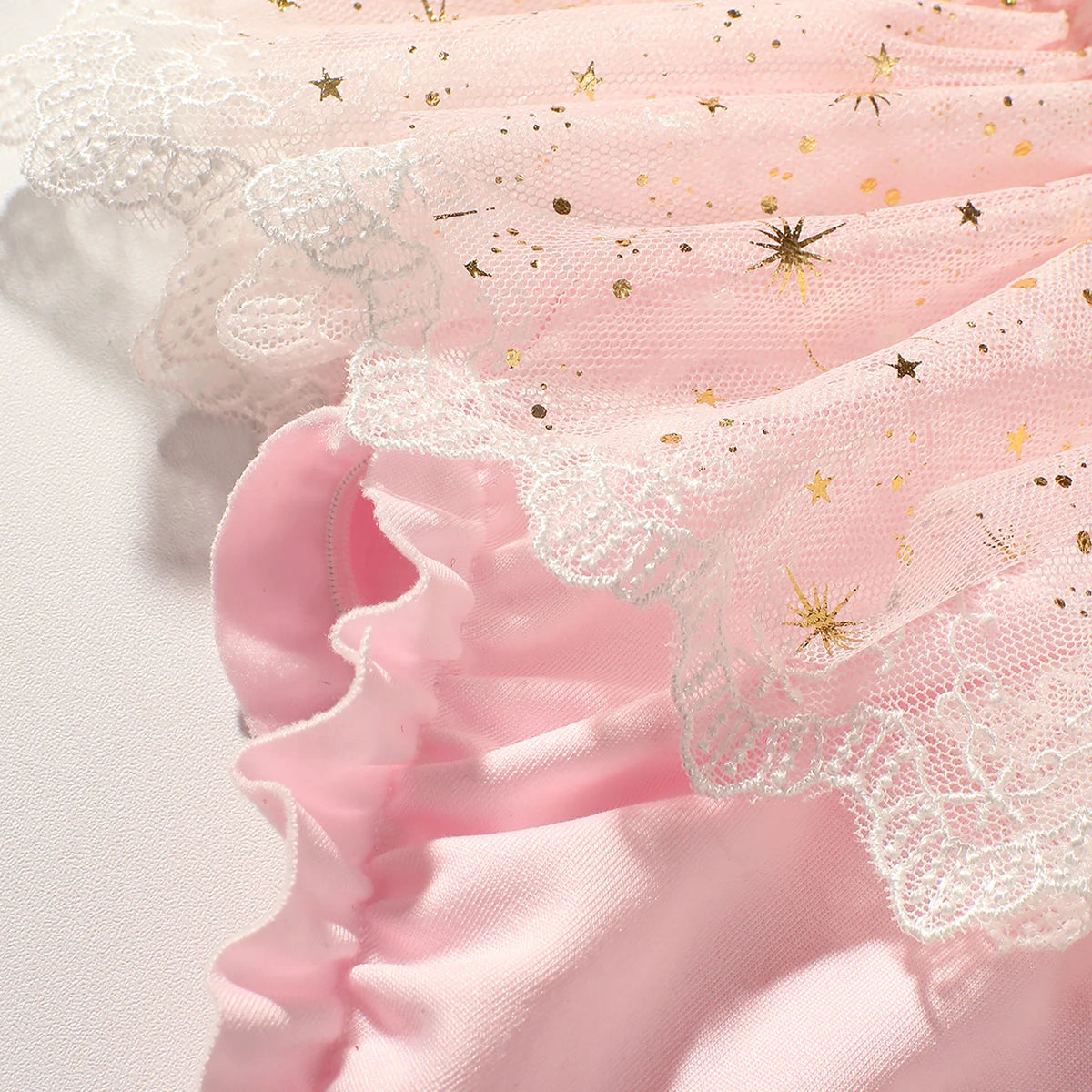 KMK - Butterfly Glitter Romper + Pearl Headband