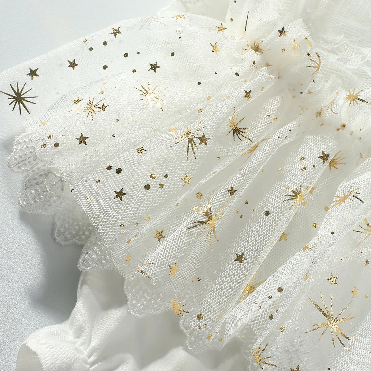 KMK - Butterfly Glitter Romper + Pearl Headband