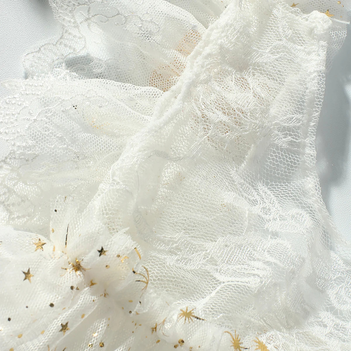 KMK - Butterfly Glitter Romper + Pearl Headband