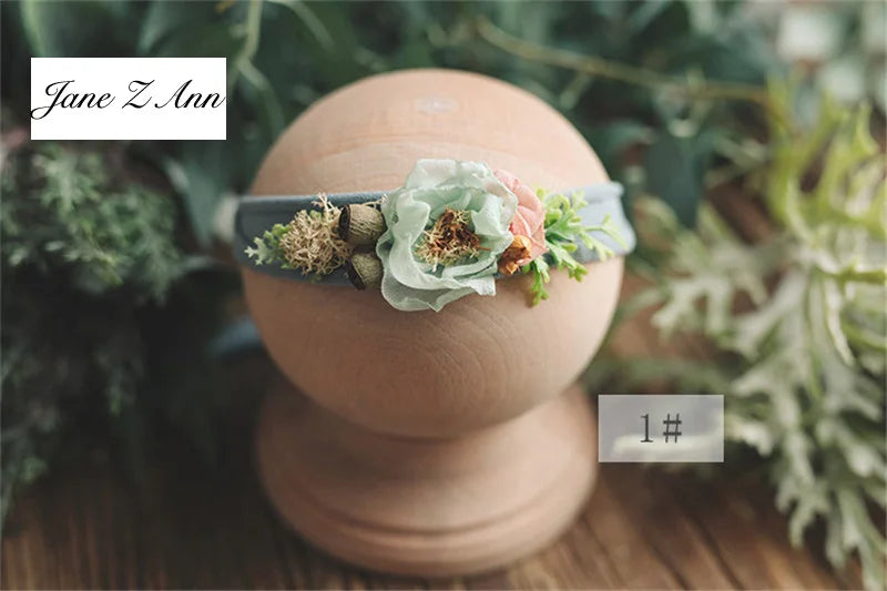 KMK - Floral Headband Tieback - 5 colors