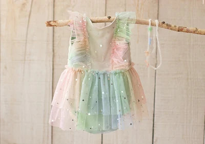 KMK - Rainbow Shimmer Romper Set