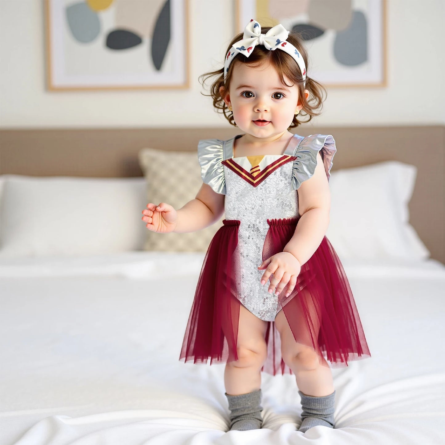 KMK - Gryffindor Tulle Romper