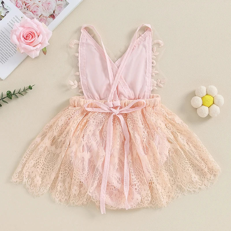 KMK - Peace Lace Romper dress