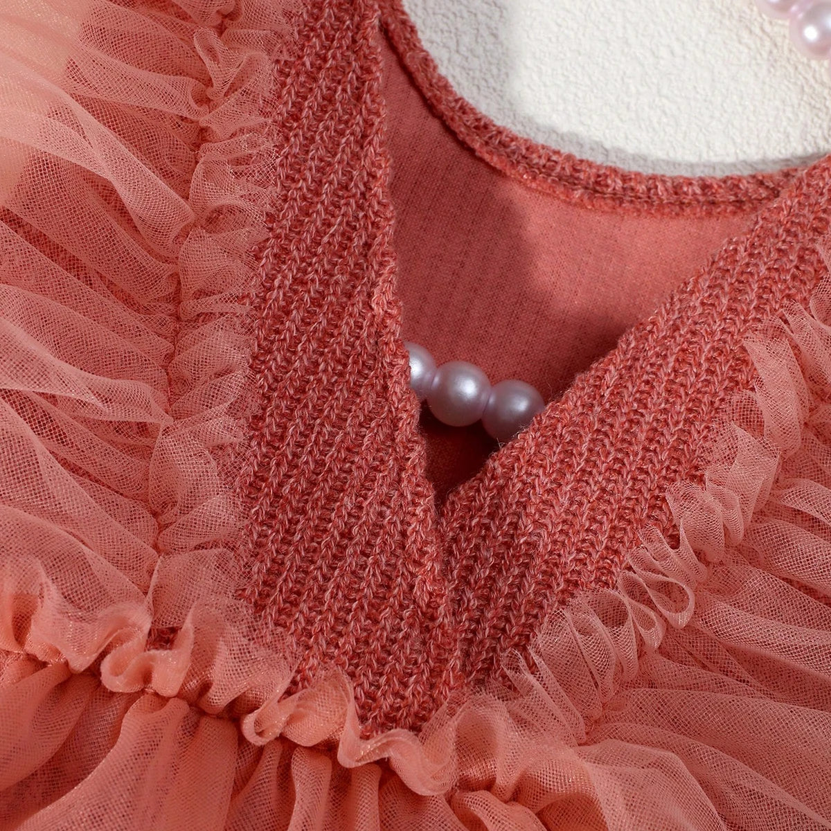 KMK - Plain Tulle Romper Set