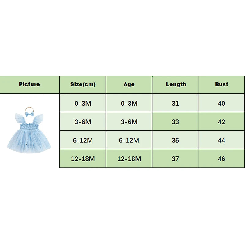 KMK - Starry Tulle Princess Romper Sets