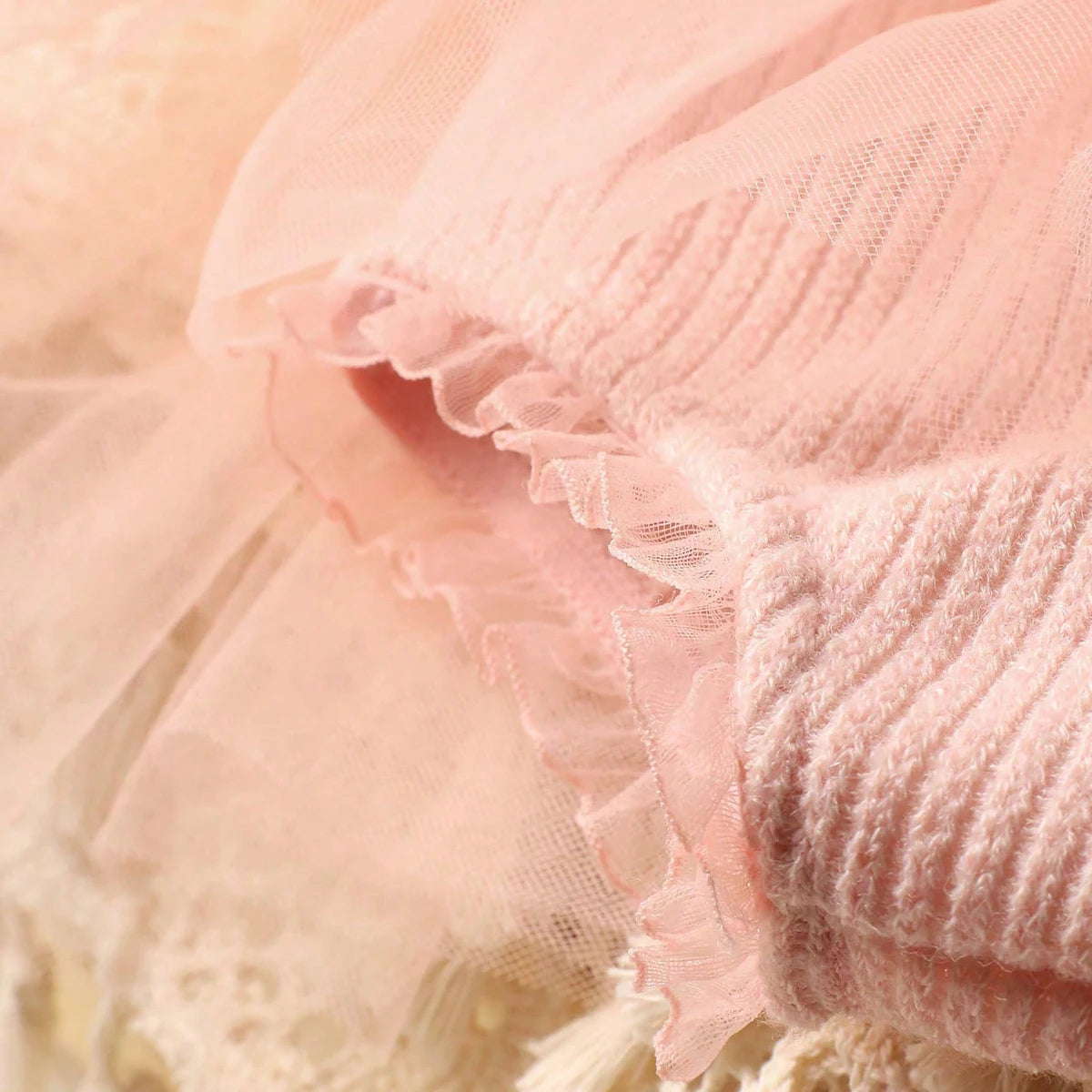 KMK - Plain Tulle Romper Set