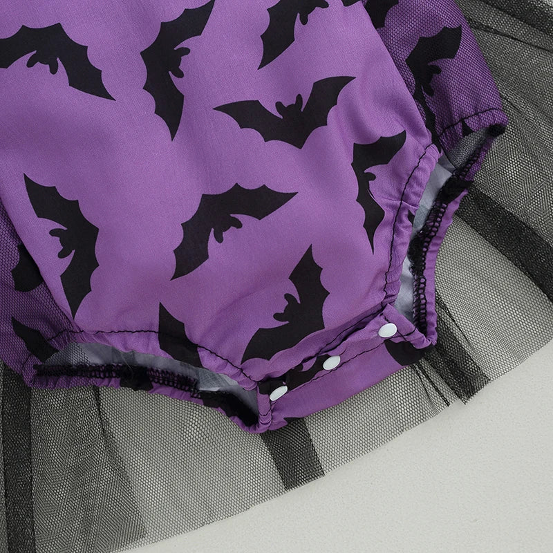 KMK - Halloween Bat Romper Set