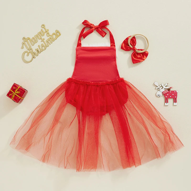 KMK - Christmas Sequin Romper Set
