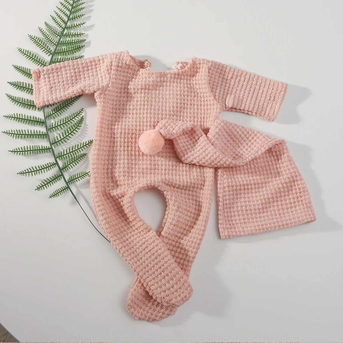 KMK - Waffle Pocket Romper Sets