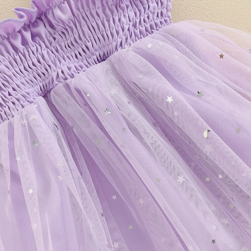 KMK - Starry Tulle Princess Romper Sets