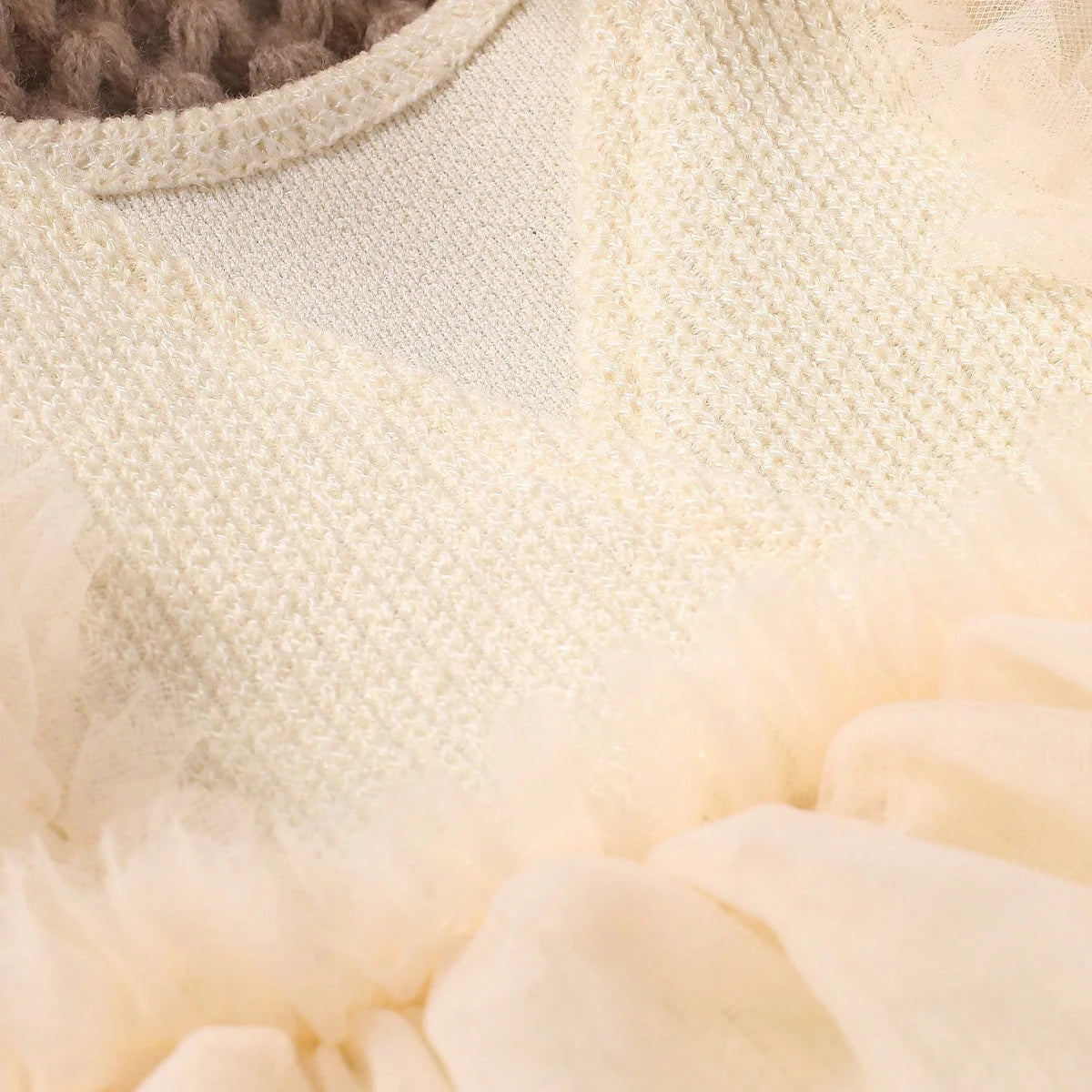 KMK - Plain Tulle Romper Set