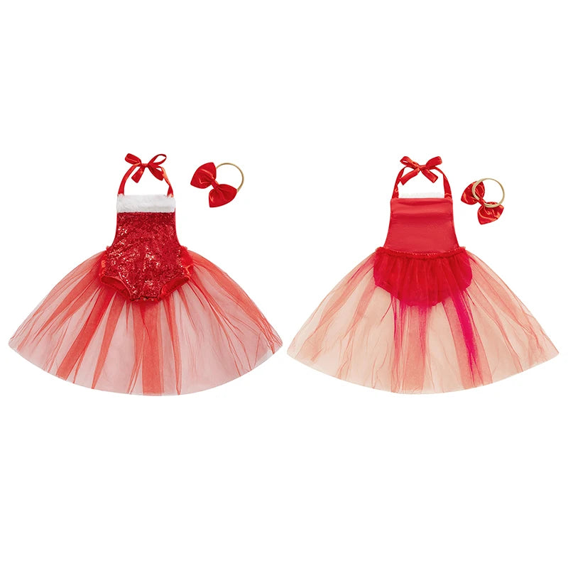 KMK - Christmas Sequin Romper Set