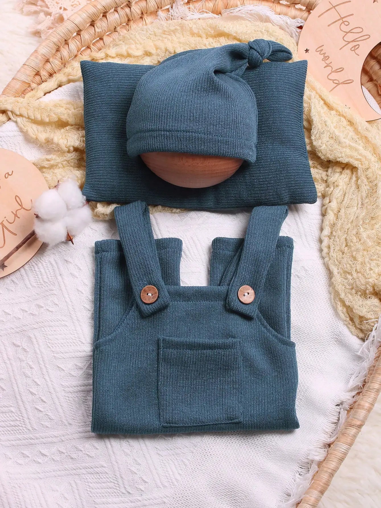 KMK - Navy Soft 3 Piece Overall Set