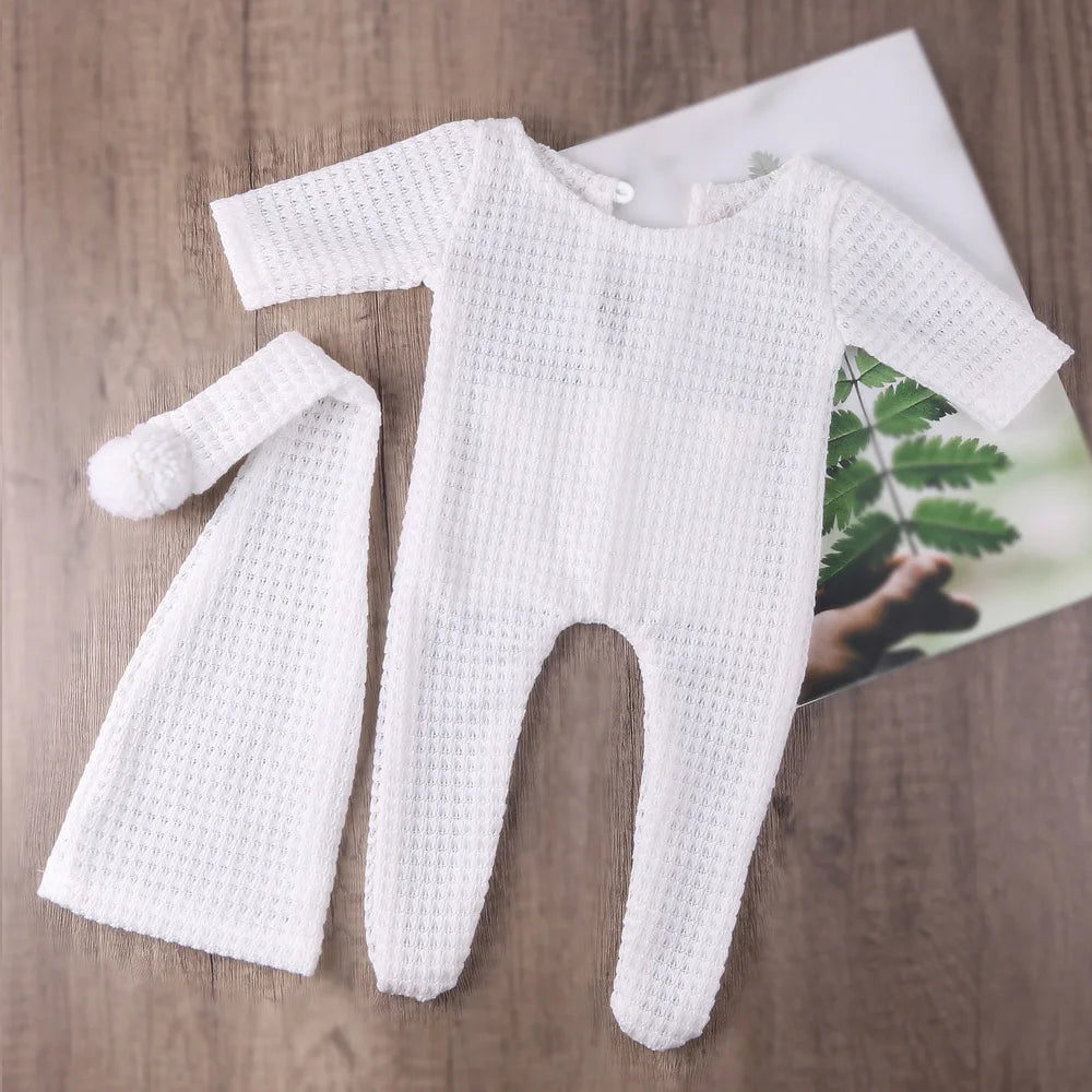KMK - Waffle Pocket Romper Sets