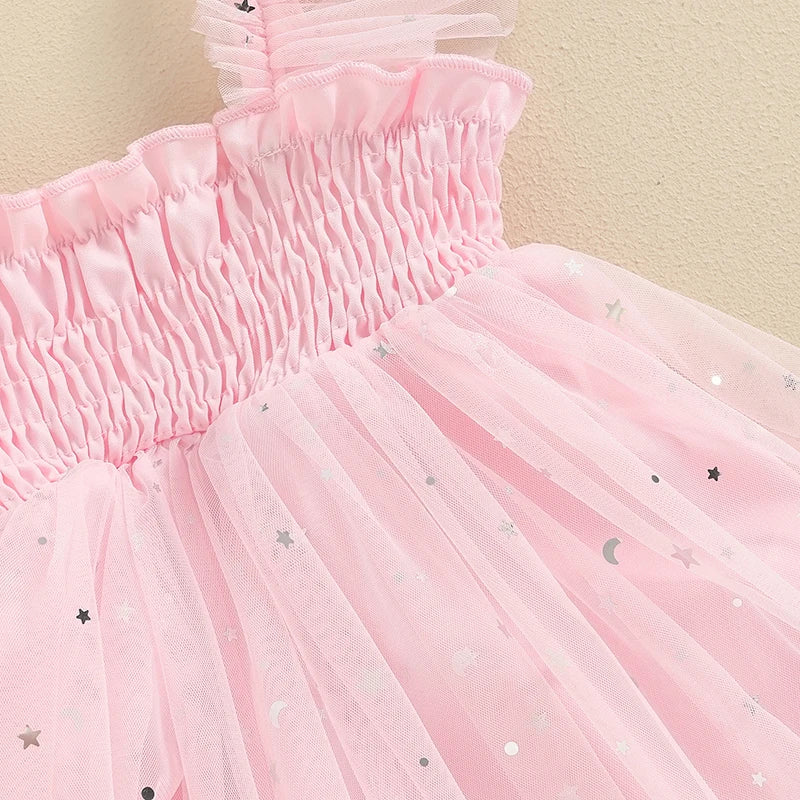 KMK - Starry Tulle Princess Romper Sets