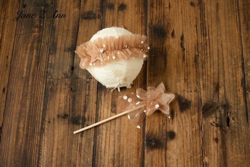 KMK - Newborn Velvet lace dress set