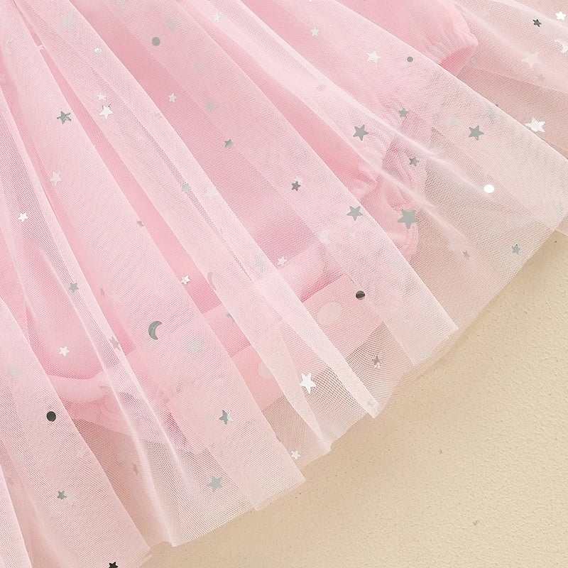 KMK - Starry Tulle Princess Romper Sets
