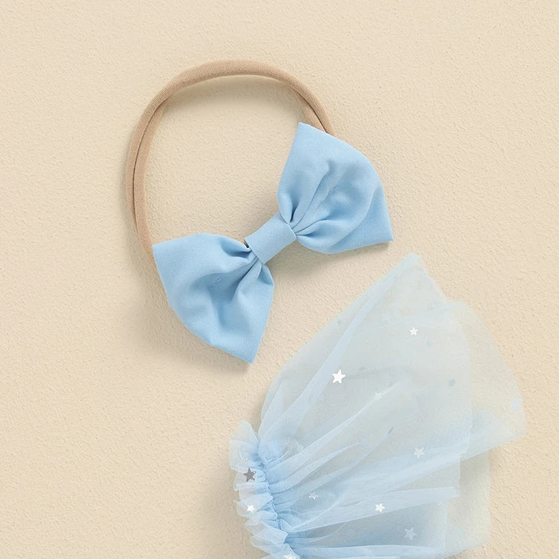 KMK - Starry Tulle Princess Romper Sets