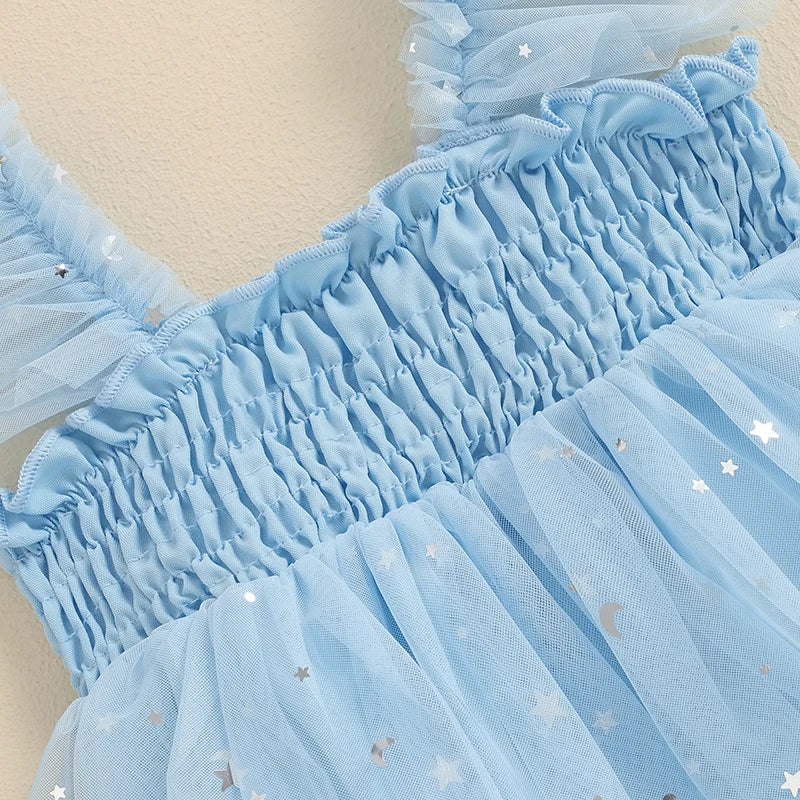 KMK - Starry Tulle Princess Romper Sets