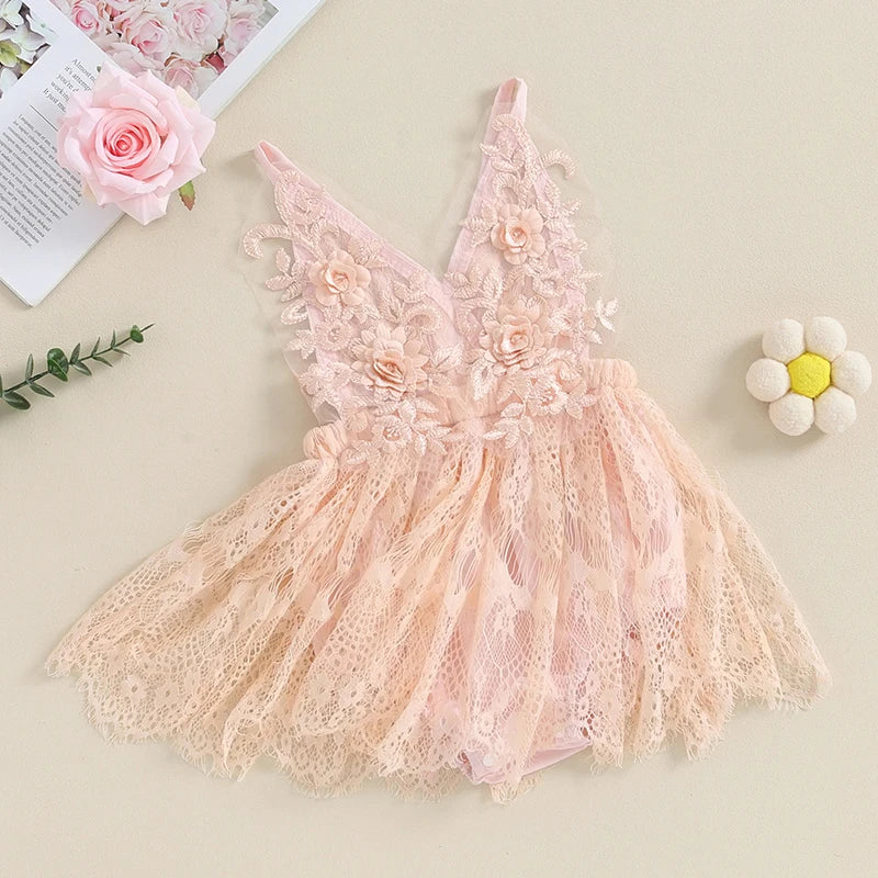 KMK - Peace Lace Romper dress