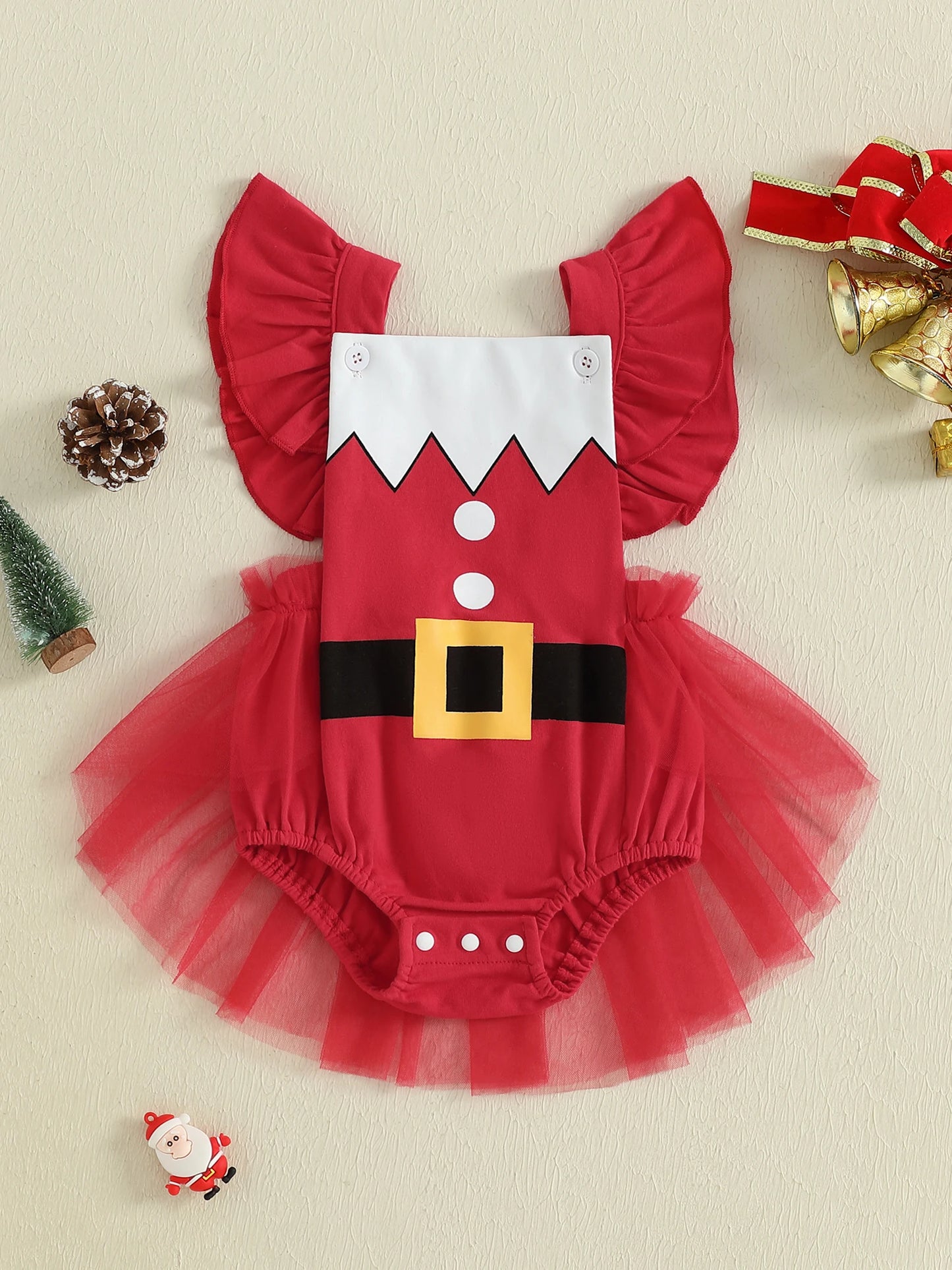 KMK - Christmas Elfin & Santa Rompers