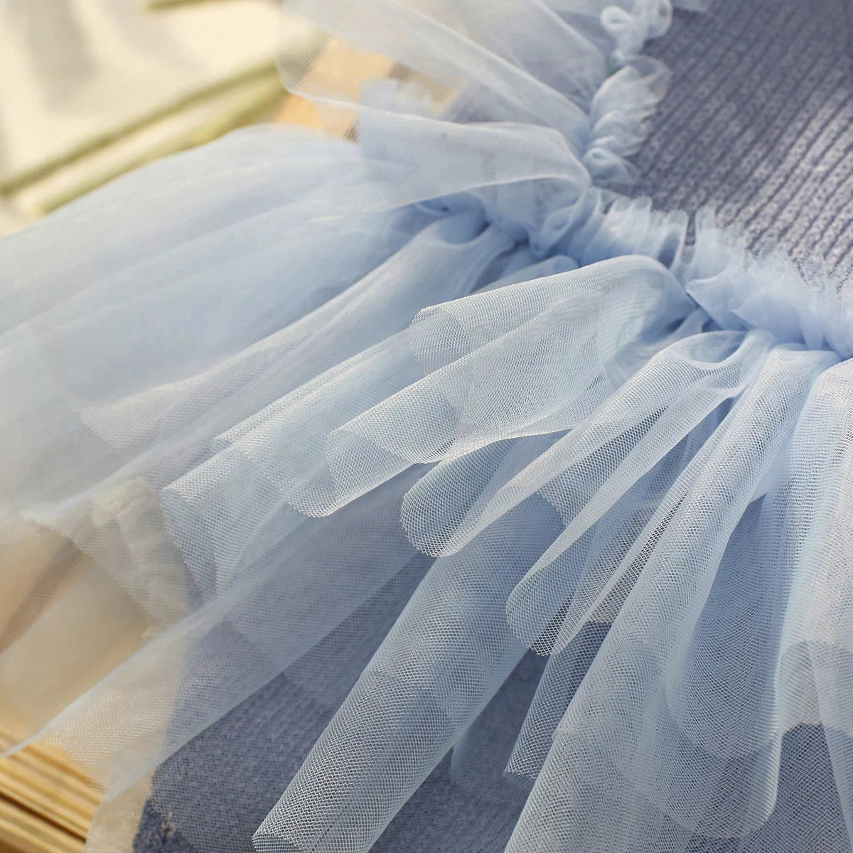KMK - Plain Tulle Romper Set