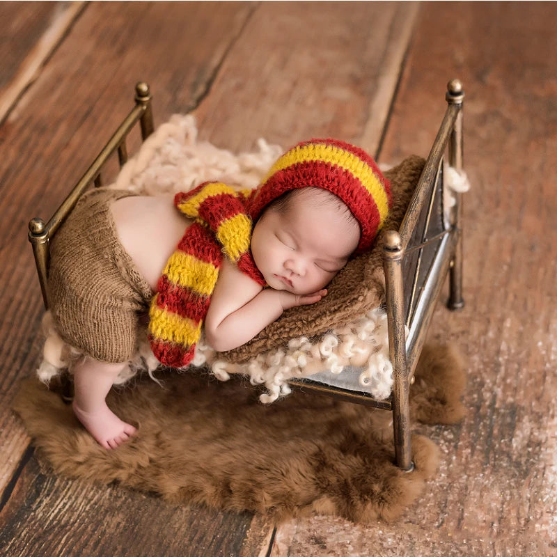 KMK - Newborn Classical Iron Crib Posing Bed