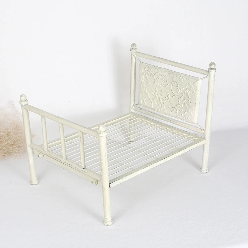 KMK - Newborn Classical Iron Crib Posing Bed