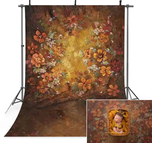 KMK - Autumn Leaves watercolour backdrop