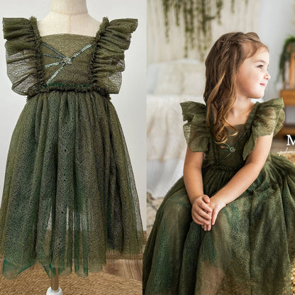 KMK - Floral Ruffle Dress