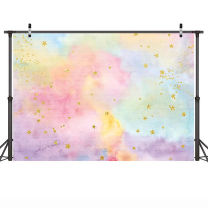 KMK - Golden Twinkle Little Star Backdrop