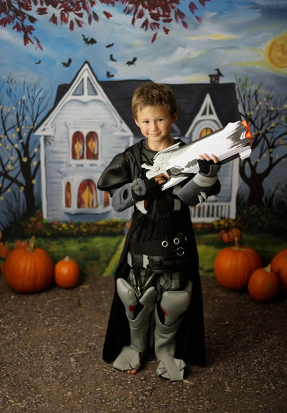 KMK - Halloween Trick or Treat Backdrop