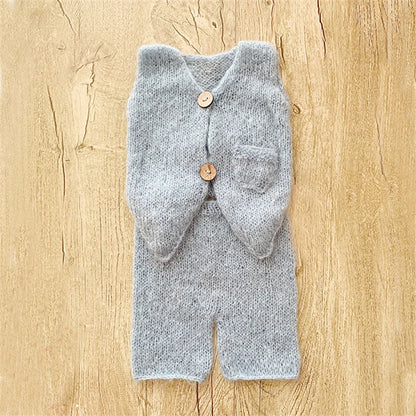 KMK - Mohair Knitted Vest Set