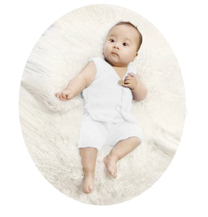 KMK - Mohair Knitted Vest Set