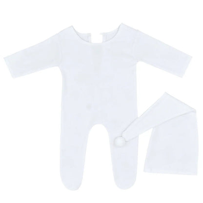 KMK - Newborn Stretchy Romper + Hat