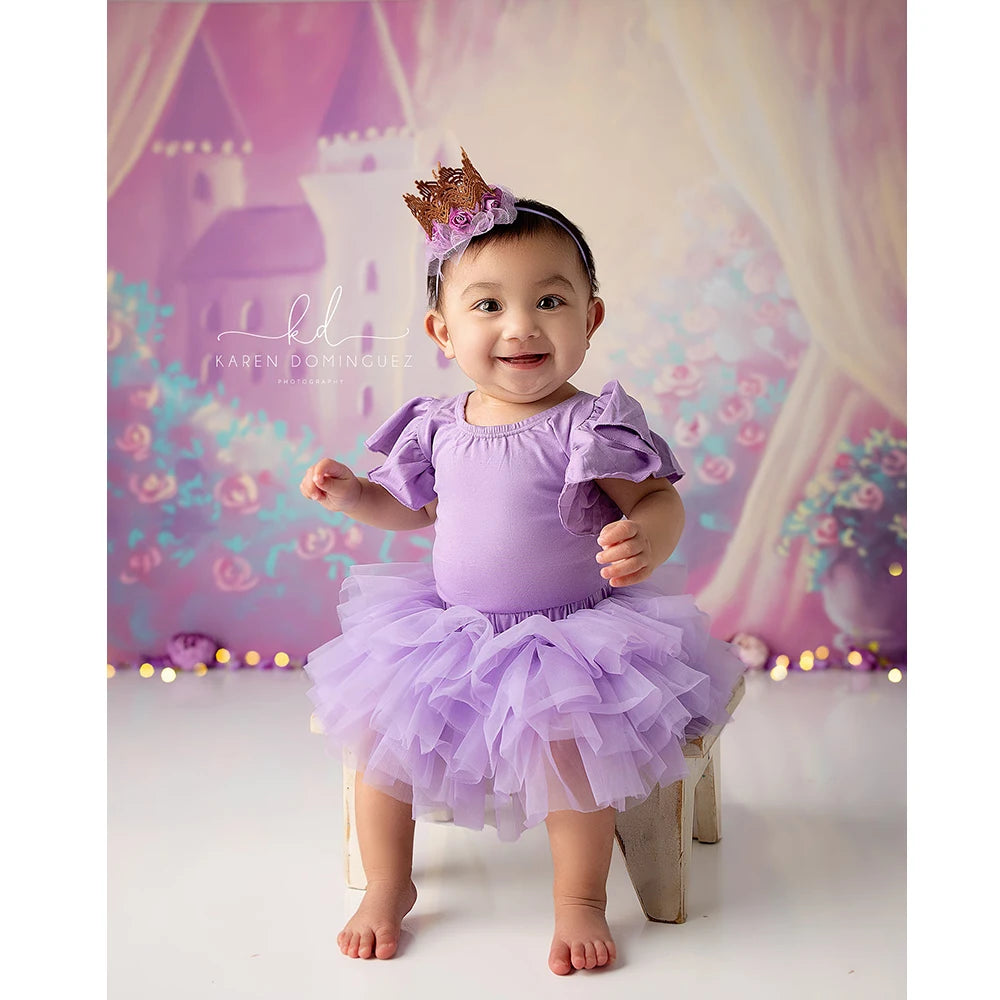 KMK - Pink Adelaides Castle Backdrop