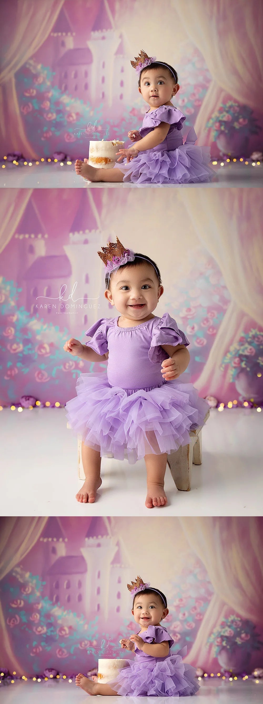 KMK - Pink Adelaides Castle Backdrop