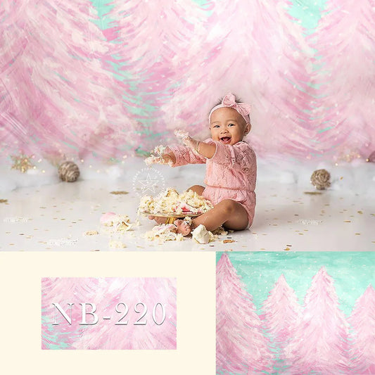 KMK - Pink Trees Backdrop