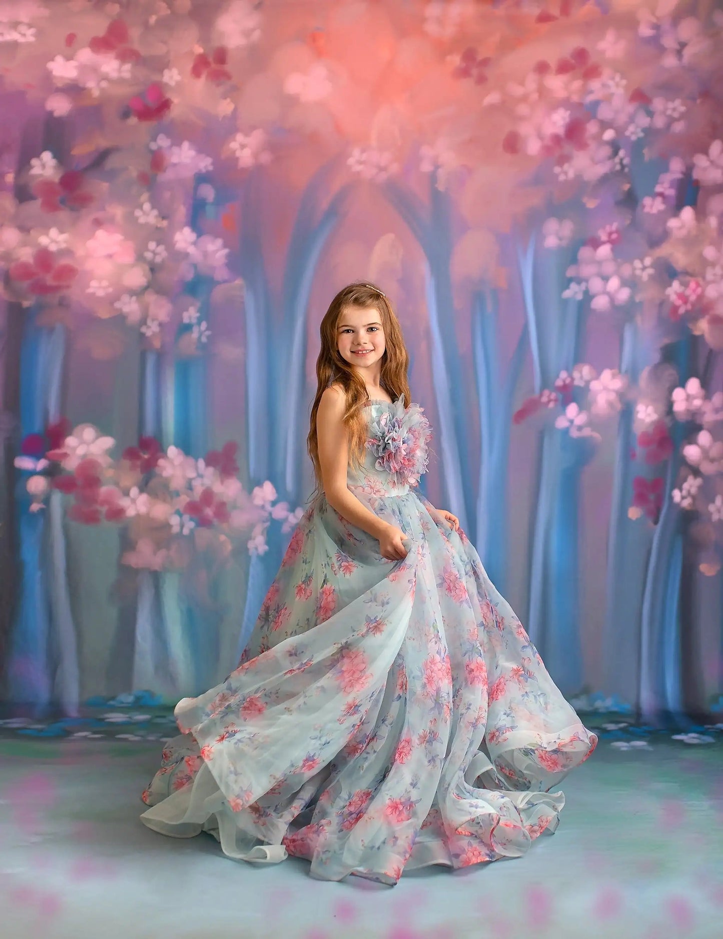 KMK - Pink Woods Backdrop