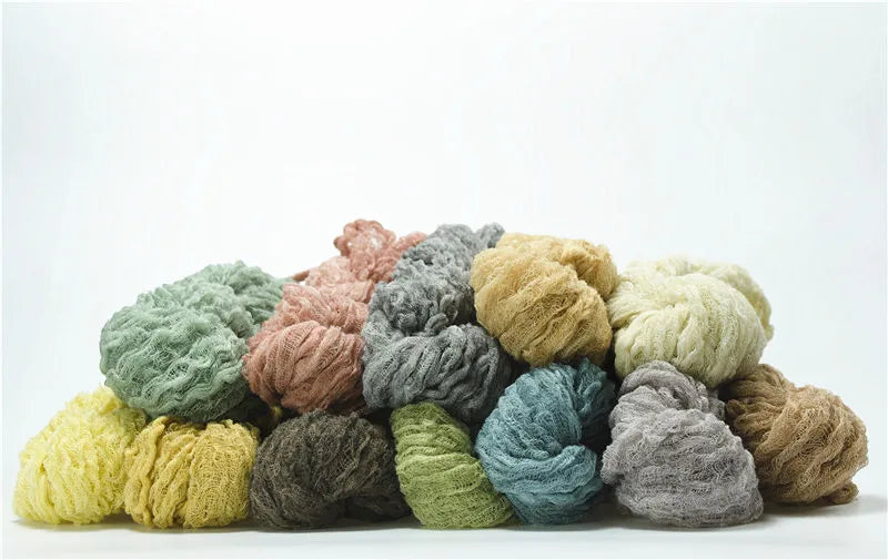 KMK - Soft Stretchable Cotton Swaddling Wraps - Various Colours