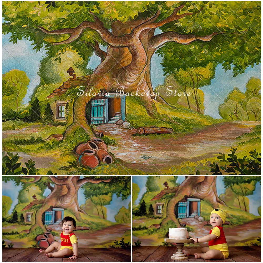 KMK - Tree House Backdrop