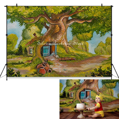 KMK - Tree House Backdrop