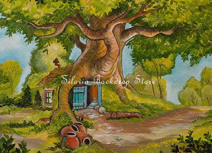 KMK - Tree House Backdrop