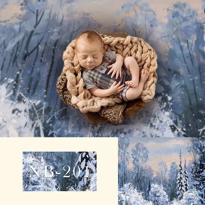 KMK - Winter Forest Backdrop