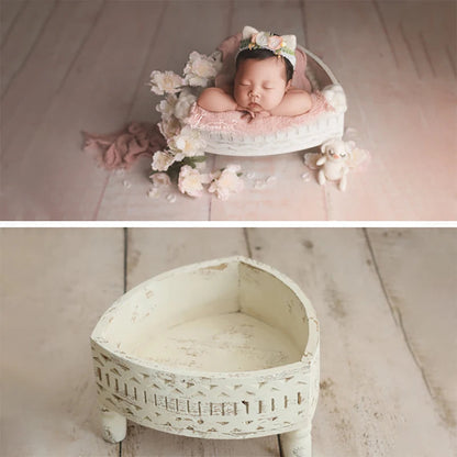 KMK Wooden Newborn Vintage Posing Container