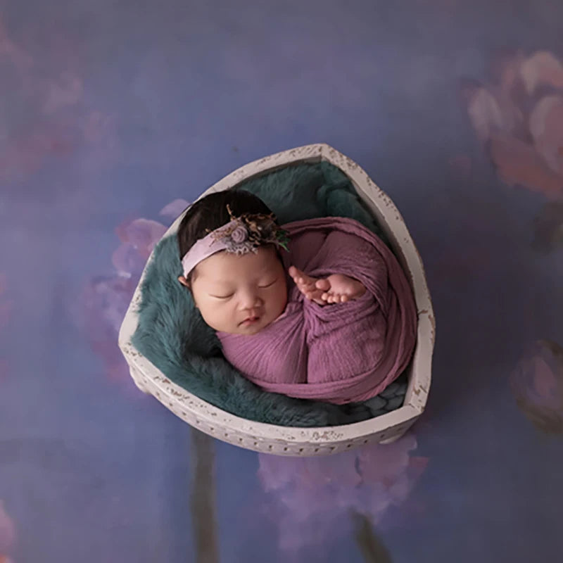 KMK Wooden Newborn Vintage Posing Container