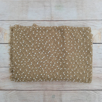 KMK - popcorn Swaddles and bonnets