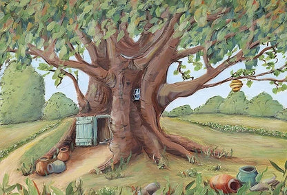 KMK - winnie the pooh backdrop