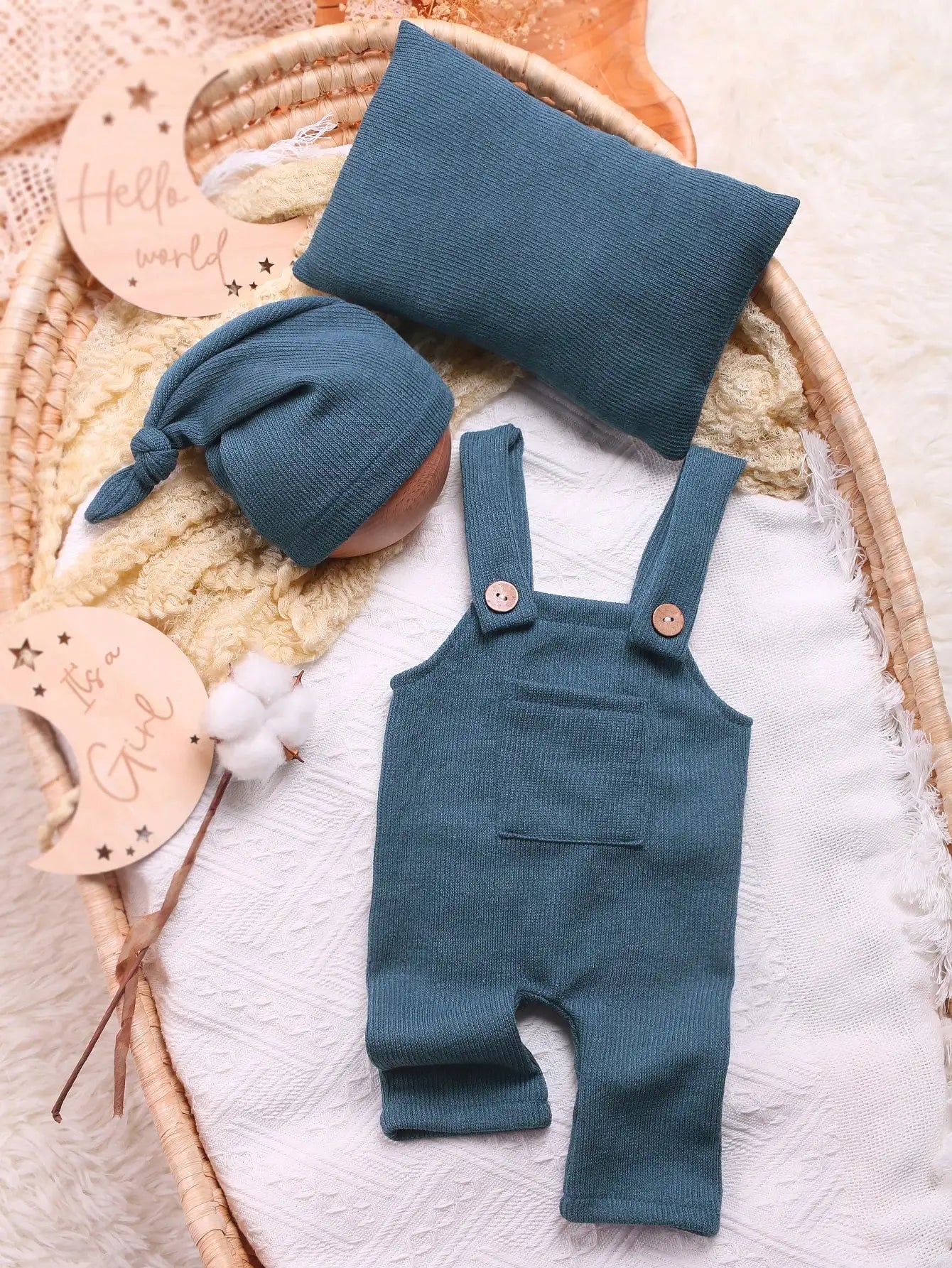 KMK - Navy Soft 3 Piece Overall Set